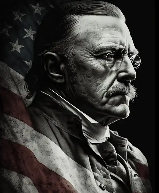 Theodore Roosevelt at Wild West City